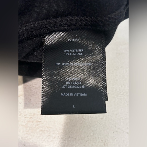 Lole OM Tech Black Jogger Track Pants Relaxed Fit Sz L - Picture 7 of 8